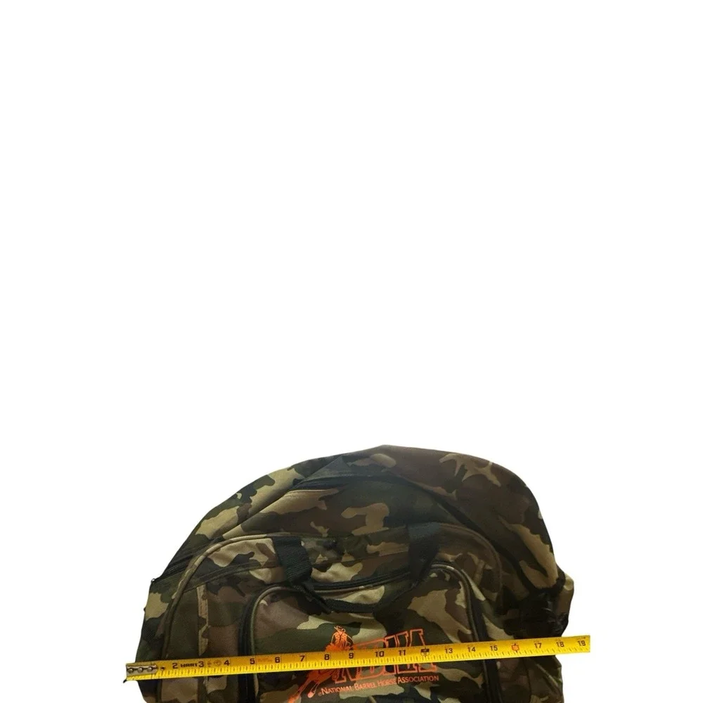 National Barrel‎ Horse Association NBHA Camo Double Handle Duffle Bag With Strap
